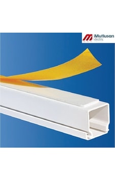 Mutlusan 40X25 Mm Yapışkan Bantlı Kablo Kanalı (4 Metre) Mutlusan 40X25 Mm Yapışkan Bantlı Kablo Kanalı (4 Metre)