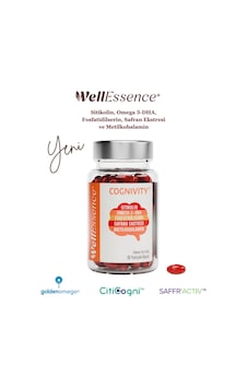 Cognivity - Sitikolin, Dha Omega 3 Balık Yağı, Fosfatidilserin, Safran Ekstresi Ve Vitamin B12 İçeren Takviye Edici Gıda Cognivity - Sitikolin, Dha Omega 3 Balık Yağı, Fosfatidilserin, Safran Ekstresi Ve Vitamin B12 İçeren Takviye Edici Gıda