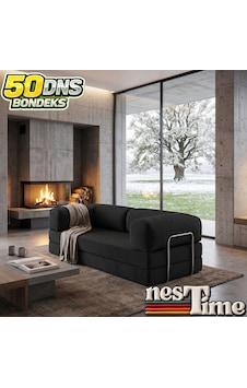 Nestime 200x100 Comfortnest Kanepe / Aktivite Koltuğu / Yatak 50 Dns Dayanıklı Orta Sert Sünger, Çıkarılabilir Kılıf, Pati Dostu Fitilli Kadife Kumaş Füme Nestime 200x100 Comfortnest Kanepe / Aktivite Koltuğu / Yatak 50 Dns Dayanıklı Orta Sert Sünger, Çıkarılabilir Kılıf, Pati Dostu Fitilli Kadife Kumaş Füme