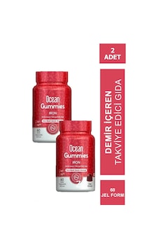 Ocean Gummies İron 2 x 60 Softjel Ocean Gummies İron 2 x 60 Softjel