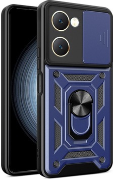 Vivo Y18 Kılıf Magnetik Standlı Kamera Korumalı Zore Sürgülü Vega Kapak Vivo Y18 Kılıf Magnetik Standlı Kamera Korumalı Zore Sürgülü Vega Kapak