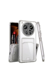 Xiaomi 17 Ultra Uyumlu Kartlıklı Kılıf Darbe Emici Köşe Korumalı Cüzdanlı Silikon Kapak Şeffaf Xiaomi 17 Ultra Uyumlu Kartlıklı Kılıf Darbe Emici Köşe Korumalı Cüzdanlı Silikon Kapak Şeffaf