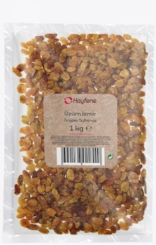 Hayfene Çekirdeksiz Sarı Kuru Üzüm 1 KG Hayfene Çekirdeksiz Sarı Kuru Üzüm 1 KG