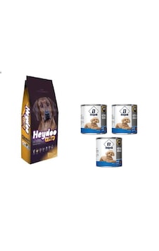 Heydoo Yüksek Enerjili Kuzu Etli Köpek Kuru Mama 2 KG + Konserve Mama 3'lü Heydoo Yüksek Enerjili Kuzu Etli Köpek Kuru Mama 2 KG + Konserve Mama 3'lü