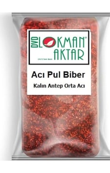 Dvd Lokman Aktar Kalın Pul Biber Antep Orta Acı 1 KG Dvd Lokman Aktar Kalın Pul Biber Antep Orta Acı 1 KG