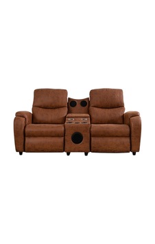 Babil İkili Sinema Koltuğu Rehome İkili Koltuk 205x97x110 Cm Kahverengi