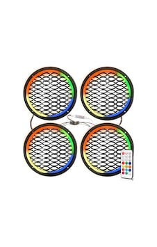 Midrange Kapağı Neon Rgb Pixel Ledli Animasyonlu 20cm 4 Adet