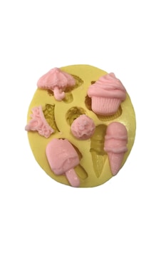 Dondurma Cupcake Kurabiye Ve Şemsiye Şeklinde Silikon Pasta Ve Seker Hamuru Kalibi 2,5x2x0,5 Cm 6 Dondurma Cupcake Kurabiye Ve Şemsiye Şeklinde Silikon Pasta Ve Seker Hamuru Kalibi 2,5x2x0,5 Cm 6