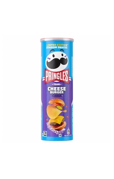 Pringles Team Cheese Burger Flavour 165g Pringles Team Cheese Burger Flavour 165g