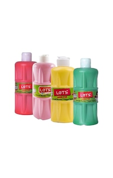 Lets Parmak Boyası 500ml 4lü Set 3 Lets Parmak Boyası 500ml 4lü Set 3