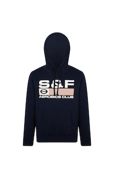 Superfly Erkek Lacivert Kapüşonlu Sweatshirt Çok Renkli