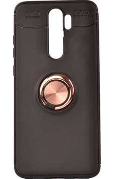 Xiaomi Redmi Note 8 Pro Kılıf Zore Ravel Silikon Kapak Siyah-Rose Gold Xiaomi Redmi Note 8 Pro Kılıf Zore Ravel Silikon Kapak Siyah-Rose Gold