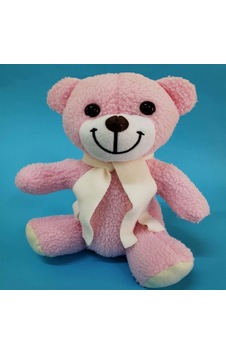 Pembe Peluş Oyuncak Ayıcık Beyaz Pembe Peluş Oyuncak Ayıcık Beyaz
