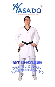Haşado Wt Onaylı Olimpik Taekwondo Elbisesi Beyaz Haşado Wt Onaylı Olimpik Taekwondo Elbisesi Beyaz