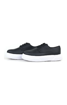 Sy Store Derby Siyah Mat Beyaz Taban Çocuk Klasik Ayakkabı Sy Store Derby Siyah Mat Beyaz Taban Çocuk Klasik Ayakkabı