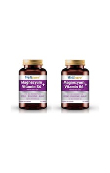 Wellcare Magnezyum Vitamin B6 Takviye Edici Gıda 2 x 30 Tablet Wellcare Magnezyum Vitamin B6 Takviye Edici Gıda 2 x 30 Tablet
