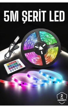 Led Işık 5 Metre Şerit Led Rgb Işıklı Tkdytgsp6k003opevıh Led Işık 5 Metre Şerit Led Rgb Işıklı Tkdytgsp6k003opevıh