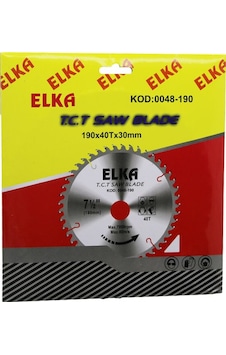 Elka 0048-190 190 X 40t X 30mm Ağaç Sunta Kesici Disk 5639 Elka 0048-190 190 X 40t X 30mm Ağaç Sunta Kesici Disk 5639