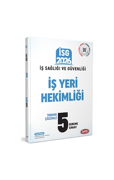 Data 2026 İsg İş Sağlığı Güvenliği İş Yeri Hekimliği Tamamı Çözümlü 5 Deneme Sınavı Data Yayınları Data 2026 İsg İş Sağlığı Güvenliği İş Yeri Hekimliği Tamamı Çözümlü 5 Deneme Sınavı Data Yayınları