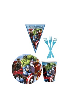 Avangers 8 Kişilik Erkek Doğum Günü 4 Parçalı Mini Set Erkek Çocuk Avangers 8 Kişilik Erkek Doğum Günü 4 Parçalı Mini Set Erkek Çocuk