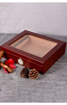 Falconetti Kırmızı Camlı Humidor Puro Kutusu Rc06kr Falconetti Kırmızı Camlı Humidor Puro Kutusu Rc06kr