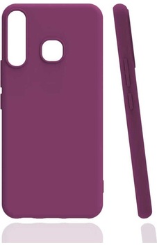 İnfinix Hot 8 Kılıf Zore Biye Silikon Mor