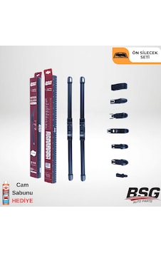 Bsg Seat Ateca 2016-2025 Universal 2'li Muz Tipi Ön Silecek Seti Bsg Seat Ateca 2016-2025 Universal 2'li Muz Tipi Ön Silecek Seti