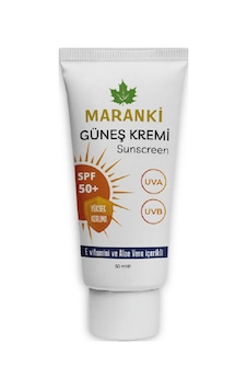 Maranki SPF 50+ Vitamin E & Aloe Vera İçerikli Güneş Kremi 50 ML