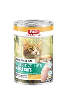 Bio Petactive Nutritive Life Tavuklu Kedi Konservesi 400 Gr Bio Petactive Nutritive Life Tavuklu Kedi Konservesi 400 Gr
