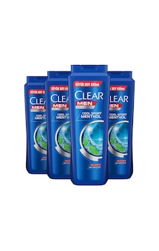 Clear Men Kepeğe Karşı Etkili Şampuan Cool Sport Menthol 600 Ml X 4 Clear Men Kepeğe Karşı Etkili Şampuan Cool Sport Menthol 600 Ml X 4