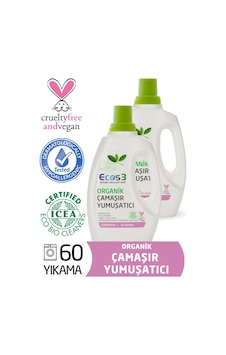 Ecos3 Organik Çamaşır Yumuşatıcısı 2 x 750 ML Ecos3 Organik Çamaşır Yumuşatıcısı 2 x 750 ML