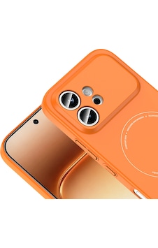 Honor 600 5g Kılıf M-safe Şarj Özellikli Kamera Korumalı Zore Elio Sert Pc Kapak - Turuncu Honor 600 5g Kılıf M-safe Şarj Özellikli Kamera Korumalı Zore Elio Sert Pc Kapak - Turuncu