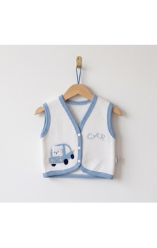 Tonton Baby Bebek Yelek 342 Mavi Tonton Baby Bebek Yelek 342 Mavi