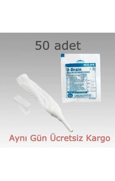 Nulife U-Drain Prezervatif Sonda 1 Kutu - 50 Adet