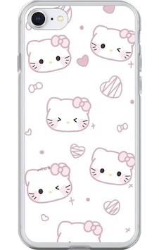 Apple Uyumlu iPhone 6s Plus Şeffaf Kılıf Hello Kitty Tasarımlı