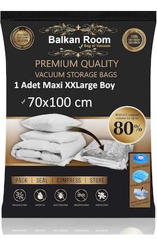 Balkan Room Vakum Hurcu 70 X 100 Vakumlu Hurç Maxi Xxlarge Boy Şeffaf