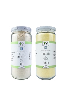OG natural Organik İrmik ve Organik Tam Yulaf Unu Seti OG natural Organik İrmik ve Organik Tam Yulaf Unu Seti