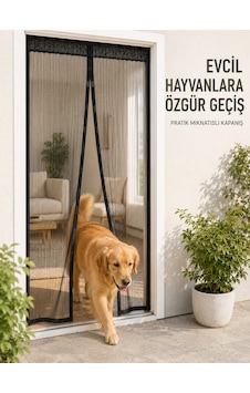 Mıknatıslı File Kapı Sinekliği Balkon Bahçe Teras Ve Mutfak İçin Pratik Kullanım Diğer