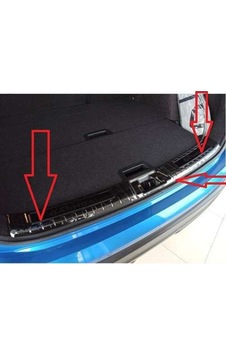 Nissan Qashqai 2014 2020 Arka Tampon Eşiği Krom