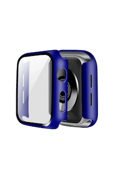 Cosmotex Newface Apple Watch Uyumlu  38mm Camlı Kasa Ekran Koruyucu - Lacivert