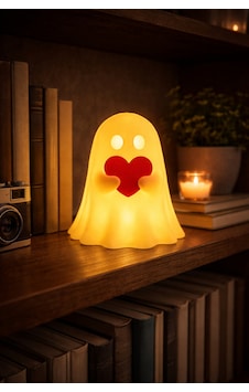Led Kalpli Sevimli Hayalet Gece Lambası Dekoratif Masa Lambası Ortam Aydınlatma Diğer Led Kalpli Sevimli Hayalet Gece Lambası Dekoratif Masa Lambası Ortam Aydınlatma Diğer