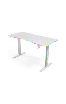 Ion Rgb Aydınlatmalı Oyuncu Masası Beyaz Ion Rgb Aydınlatmalı Oyuncu Masası Beyaz