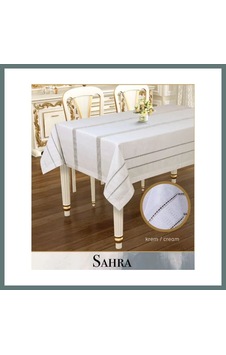 Bezos Sahra Krem 160x260 Cm Dantelli Ajurlu Keten Masa Örtüsü Şık Yemek Masası Dekoru Ventra Bezos Sahra Krem 160x260 Cm Dantelli Ajurlu Keten Masa Örtüsü Şık Yemek Masası Dekoru Ventra