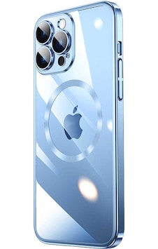 Apple Uyumlu iPhone 14 ProMax Kılıf Kenarları Renkli Wireless Özellikli Renkli Sert Silikon Kapak Apple Uyumlu iPhone 14 ProMax Kılıf Kenarları Renkli Wireless Özellikli Renkli Sert Silikon Kapak
