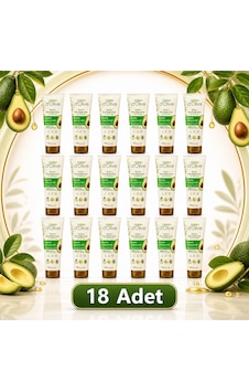 Dalan Avokado Yağı Besleyici Hızlı Emilen Tüp Krem 250 Ml - 18'li Set Dalan Avokado Yağı Besleyici Hızlı Emilen Tüp Krem 250 Ml - 18'li Set