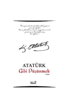 Atatürk Gibi Düşünmek 9786059915502 Atatürk Gibi Düşünmek 9786059915502