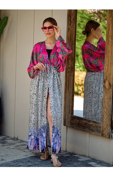 Mayovera Deniz Yıldızı Kimono Çok Renkli