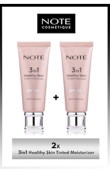 Note Cosmetics 3 İn 1 Healthy Skin Tinted Moisturizer Spf50 Krem 2'li Note Cosmetics 3 İn 1 Healthy Skin Tinted Moisturizer Spf50 Krem 2'li