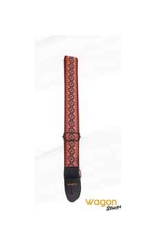 Wagon Straps Vintage Serisi Gitar Askısı - Fiery Petal
