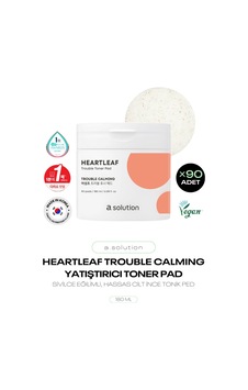 Hassas Ciltler İçin Yatıştırıcı İnce Tonikli Ped Heartleaf Trouble Toner Pad Hassas Ciltler İçin Yatıştırıcı İnce Tonikli Ped Heartleaf Trouble Toner Pad